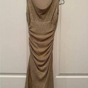 Ralph Lauren Gold Evening Dress